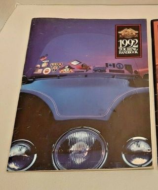 Vintage 1992 Hog (harley Owners Group) Touring Handbook North America; Cycle