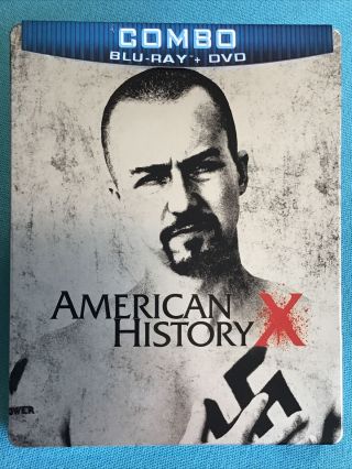 American History X Steelbook (blu - Ray / Dvd Combo) Rare Canadian Oop (se)
