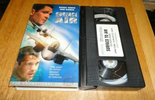 Surface To Air (vhs,  1998) Michael Madsen Chad Mcqueen Action Rare Screener Demo