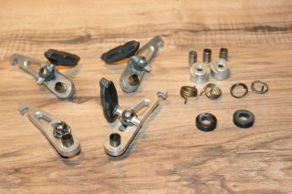 Rare Joe’s Brakes Prototype Machining Silver Rear Rim Brakes - Missing Parts