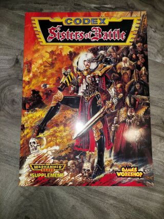 Warhammer 40k Sisters Of Battle Codex 2nd Ed Oop Rare