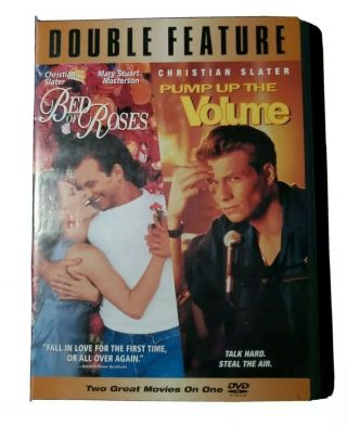 Bed Of Roses,  Pump Up The Volume Dvd,  2005 Rare Christian Slater Double Feature