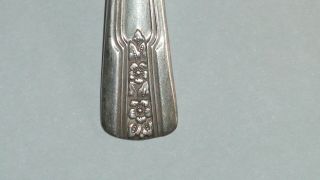 WM.  ROGERS SECTIONAL I S SILVER PLATE 4 TEASPOONS IN THE PATTERN LOUISIANE 2