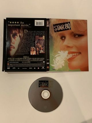 Star 80 (snap Case Dvd) Rare Oop 1983 Mariel Hemingway Drama 80s Bob Fosse