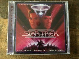 Star Trek V: The Final Frontier Limited Edition Soundtrack 2 Cd Set Rare & Oop