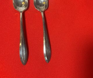 Oneida Community Patrician Fruit Spoons 5 1/4” Silverplate Set of 2 3