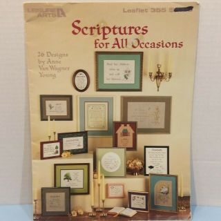 Scriptures For All Occasions 26 Counted Cross Stitch Patterns