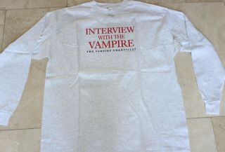 Interview With The Vampire Rare T - Shirt Movie Promotional Cast & Crew 2