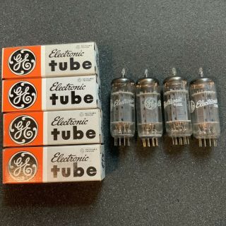 Rare Nos Ge 12bh7a Tubes 4ea.  12bh7 Matched Great Tubes Great Price Look
