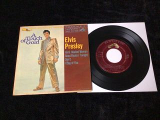 Elvis Presley 45 Ep Epa - 5088 A Touch Of Gold Rare Maroon Label Vg,  /vg,