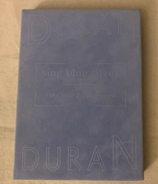 Duran Duran Sing Blue Silver Dvd Complete Blue Felt Cover Rare Oop