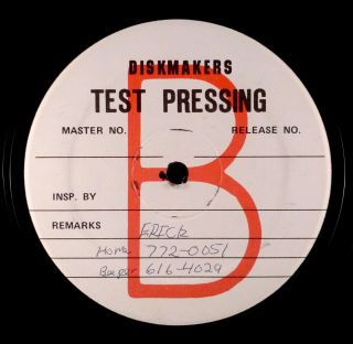 Test - Press M.  C.  Kp The One For You Lady Casanova - Rappers 12 " Rare Electro Rap