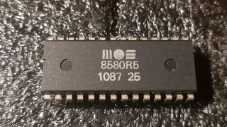 Mos 8580r5 Sid Chip,  For Commodore 64,  And,  Extremely Rare