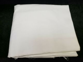 6,  yd Vintage Antique Cotton Quilt Fabric SOLID White 44 