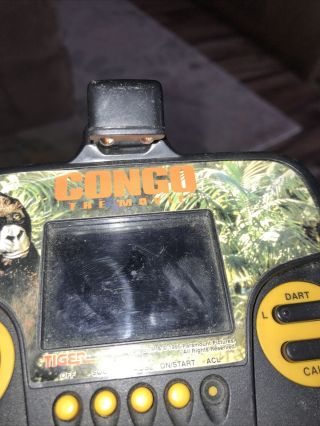 Rare Vintage 1995 Congo The Movie Handheld Tiger Light Up 3D Video Game 2