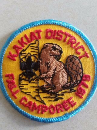 Kakiat District Fall Camporee 1979 Patch Bsa Vintage Boy Scouts Of America Rare