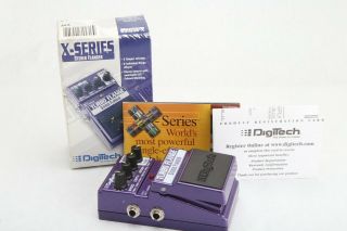 Digitech Xtf X - Series Turbo Flange Stereo Flanger Rare Guitar Effect Pedal W Box
