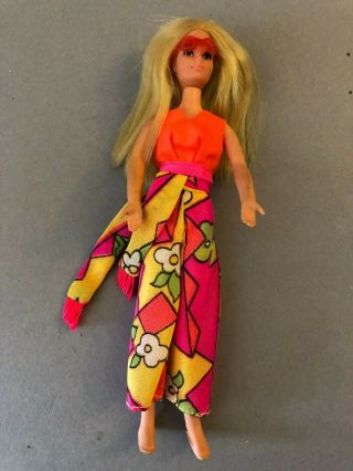 1971 Heather Rockflower Doll By Mattel,  Dawn Sized Vintage 70 
