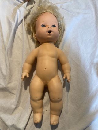 Vintage 1973 Kenner Baby Alive Doll Cute 15 " Vintage Doll