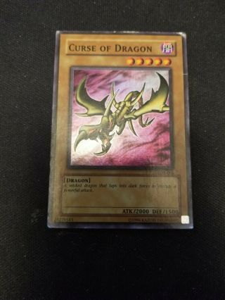 Curse Of Dragon - Lob - 066 - Rare Unlimited Played/damaged