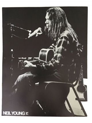 Neil Young “after The Gold Rush” Era 1970 Promo Poster Thick Card Stock Rare