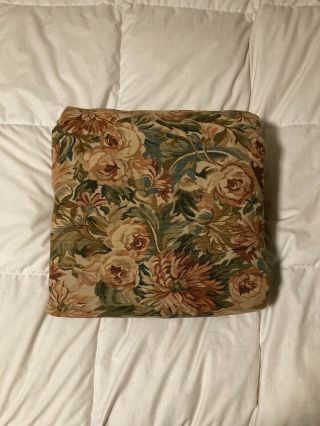 Ralph Lauren Great Barrington Tapestry Floral Queen Duvet Cover Rare