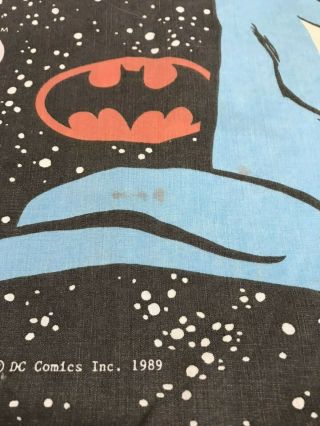 Rare Vintage 1989 Batman & Joker DC Comics Full Sheet Set - Complete Set 3