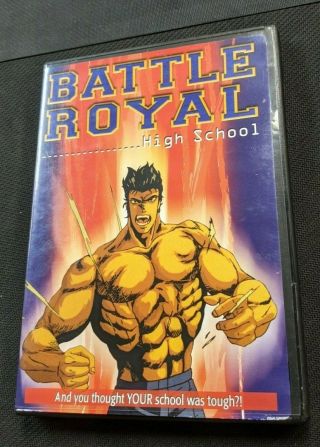 Battle Royal High School Anime Dvd English/japanese Rare Oop