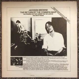 Jackson Browne - The Return Of The Common Man Rare Bootleg Lp - Kornyfone