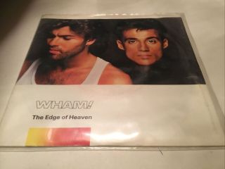 George Michael Wham The Edge Of Heaven / Blue (live In China) Rare