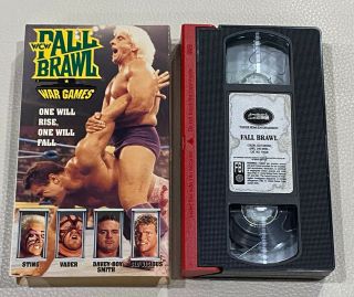 WCW FALL BRAWL 1993 vhs wrestling STING NON RENTAL RARE 2