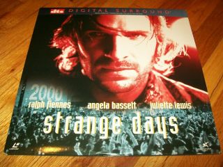 Strange Days Dts 2 - Laserdisc Ld Widescreen Format Very Rare