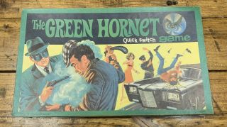 Vintage 1966 The Green Hornet Quick Switch Board Game Insert Only Bruce Lee Rare