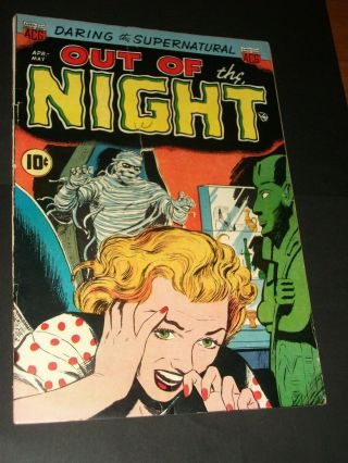 Rare - Out Of The Night 2 (1952) Williamson Art (fair) Cover Split