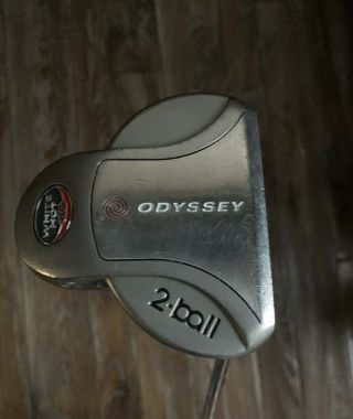 Rare Odyssey White Hot Xg 2 - Ball Putter 34 Inches Steel Right - Handed