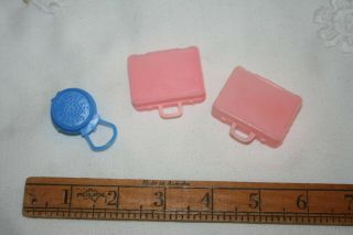 Vintage Sindy Patch Or Similar 3 Small Plastic Cases