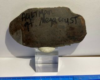 Pyrope Megacryst Slice: Aultman Kimberlite,  Albany Co. ,  Wyoming - Very Rare