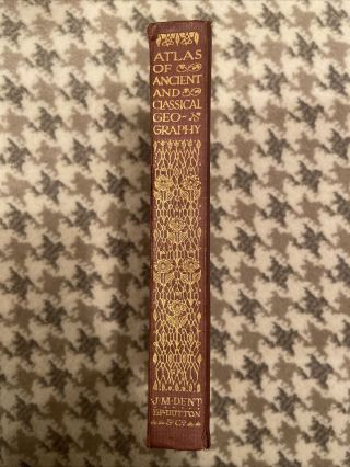 Atlas Of Ancient And Classical Geography Everyman Hardback Book Antique