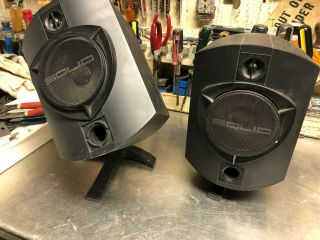 Rare B&w Rock Solid Sounds Monitor Speakers,  1992,  150w Handling Power,  90db,