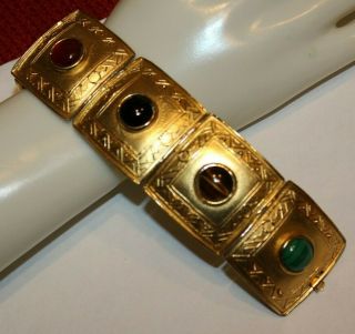 Gorgeous Signed Ivar Hyden 1 1/2 Inch Bracelet - Rare Style And Statement
