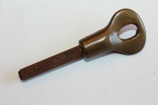 Awesome Antique/vintage Bronze/brass Metal 6 Sided Wrench - Key