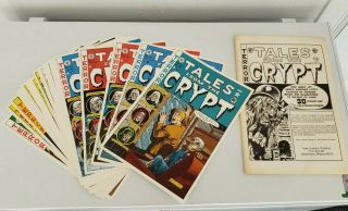 Ec Pre Code Tales From The Crypt Set Of 30 Full Color Covers 1979 Portfolio Rare