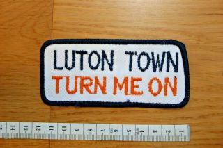 Luton Town Football Club Vintage Patch Badge Very Rare 1970s