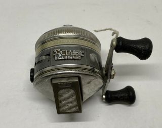 T6035 Pf Zebco 33 Classic Ball Bearing Fishing Reel Made In Usa