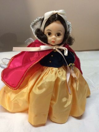 Vintage 8” Madame Alexander,  Snow White Doll