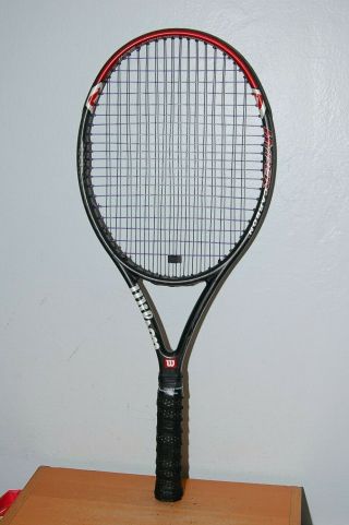 Rare Wilson Hyper Pro Staff 5.  0 Os 110 Tennis Racquet 4 1/2