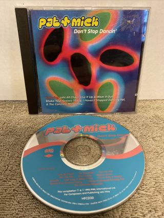 Pat And & Mick Don’t Stop Dancin’ Extremely Rare Uk Import Cd 1993 Hfcd30