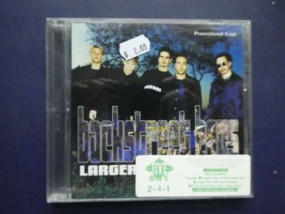 Backstreet Boys Larger Than Life 3 Track Promo Cd Rare Import