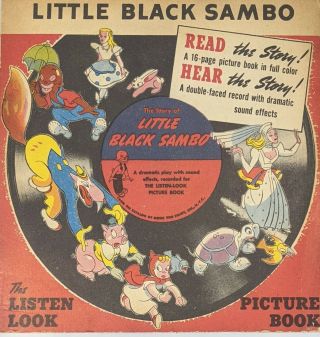 Little Black Sambo The Story Of 1941 Very Rare Listen Look Record Near