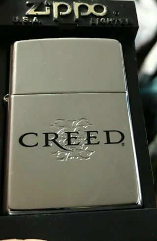Rare Retired 2000 Rock & Roll Creed Zippo Lighter